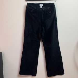 Loft 100%leather wide leg  pants